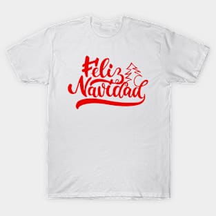 Feliz Navidad- Red T-Shirt